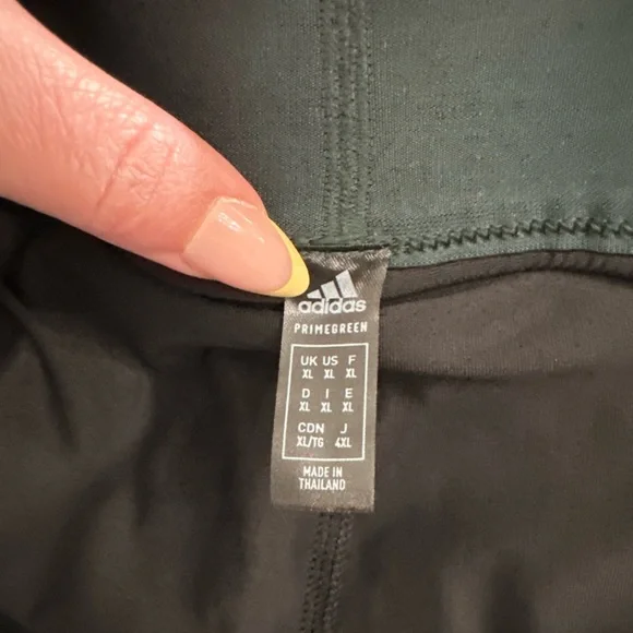 Adidas men’s athletic shorts dark teal XL - Picture 4 of 4